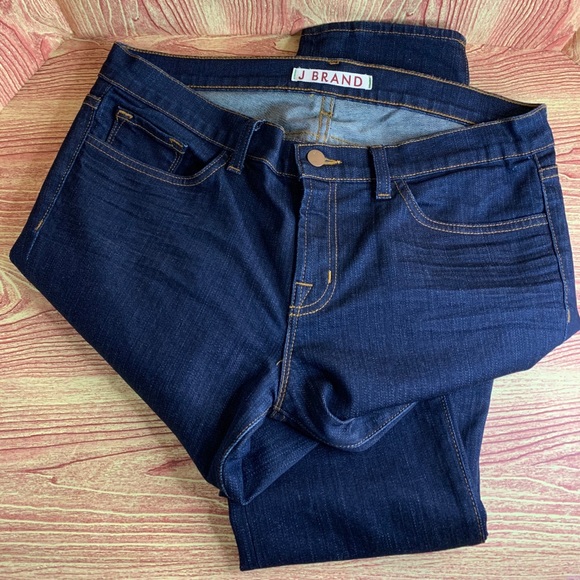 J Brand The Pencil Slim Stretch Dark Wash - Picture 9 of 15